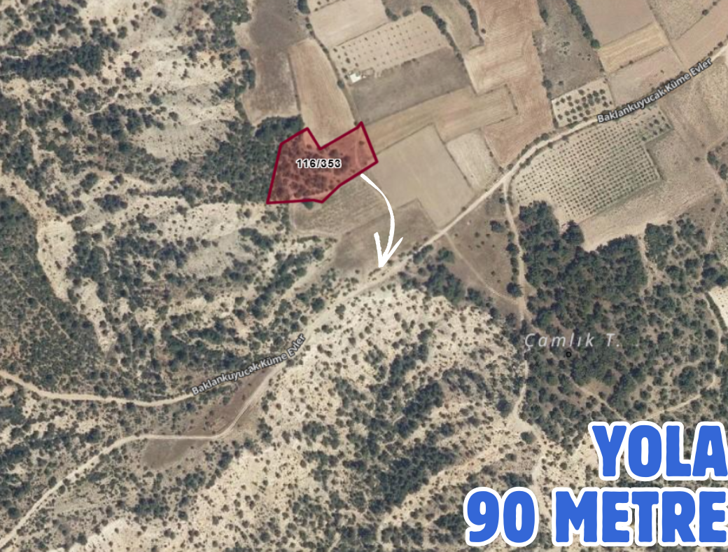 DENİZLİ BOZKURT BAKLAN KUYUCAK 5.000 M² TARLAMIZ SATILIKTIR - DENİZLİ BOZKURT fotoğraf 3